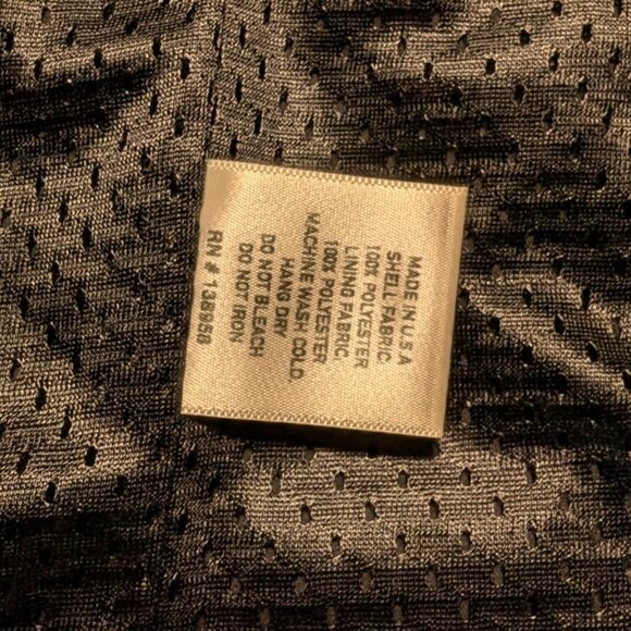 Noon Goons Black/ Blue Stripes Bomber Varsity Rave Jacket Unisex Size Small - Picture 9 of 9